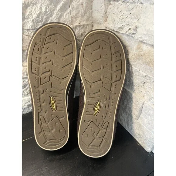 KEEN Timberline Seal Brown Wool Mules Womens Sz 6 Slip On Casual Comfort Shoes - Picture 6 of 9